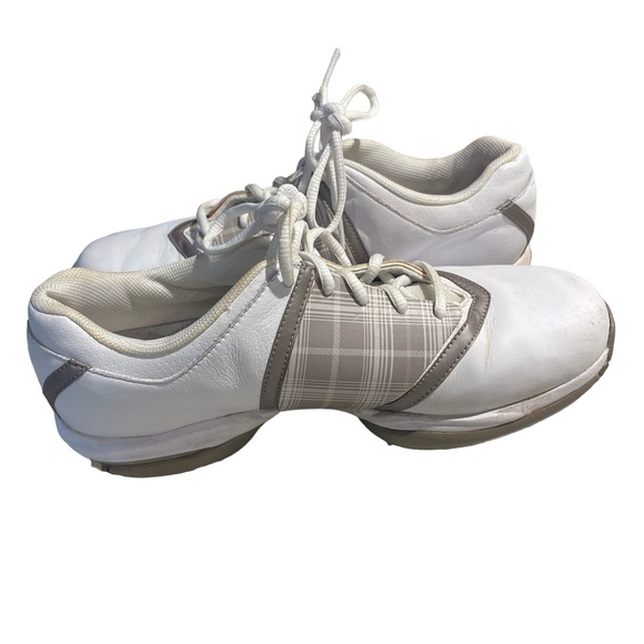 Nike Air Embellish White Golf Shoes gray white Oxford Women's size 7 - Picture 2 of 11
